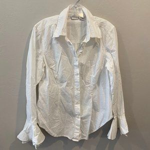 Newport News White Button Down Shirt